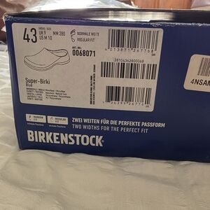 Birkenstock Super-Birki Blue Clogs